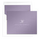 Classic Script Initial Folded Shimmer Note Cards Image 3 of 3
